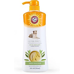 Arm & Hammer Products Ultra Fresh Itch Relief with Oatmeal & Aloe Value Size with Pump Dog Shampoo, 24-fl oz bottle