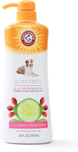 Arm & Hammer Products Value Size Ultra Fresh 2-IN-1 with Pump Detangling Dog Shampoo & Conditioner