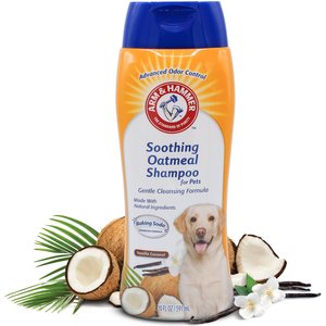 Arm & Hammer Products Vanilla Coconut Soothing Oatmeal Dog Shampoo, 20-fl oz bottle
