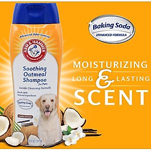 Arm & Hammer Products Vanilla Coconut Soothing Oatmeal Dog Shampoo, 20-fl oz bottle