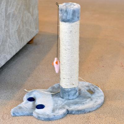Show full view: Armarkat 19-in Sisal Cat Scratching Post with Toy, Grey slide 3 of 13