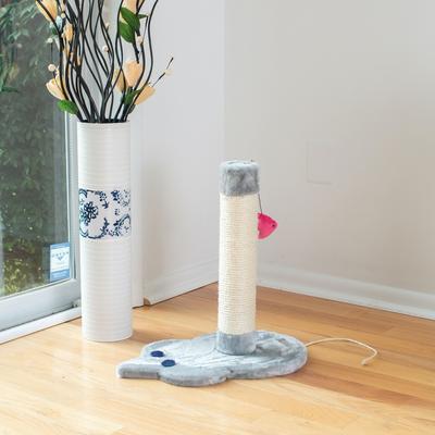 Show full view: Armarkat 19-in Sisal Cat Scratching Post with Toy, Grey slide 5 of 13
