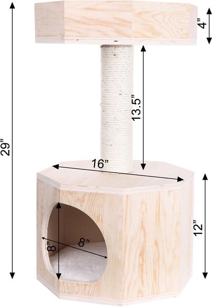 Armarkat 29-in Premium Scots Condo Cat Tree