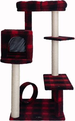 Show full view: Armarkat 50-in Classic Cat Tree with Bench & Perch slide 1 of 10