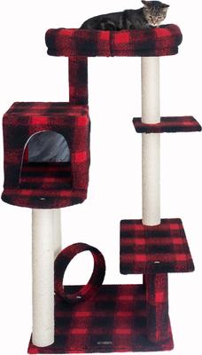 Show full view: Armarkat 50-in Classic Cat Tree with Bench & Perch slide 3 of 10