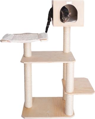 Show full view: Armarkat 50-in Premium Scots Cat Tree slide 3 of 9