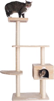 Show full view: Armarkat 57-in GleePet Playhouse & Cat Tree, Beige slide 3 of 10