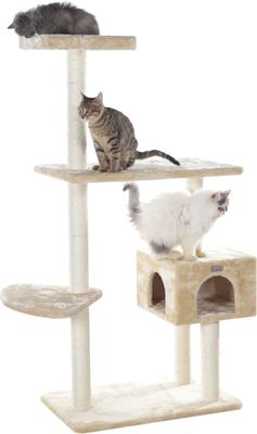 Show full view: Armarkat 57-in GleePet Playhouse & Cat Tree, Beige slide 5 of 10