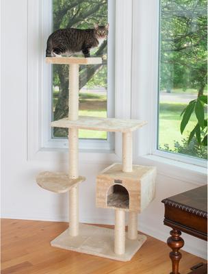 Show full view: Armarkat 57-in GleePet Playhouse & Cat Tree, Beige slide 2 of 10