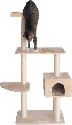Show full view: Armarkat 57-in GleePet Playhouse & Cat Tree, Beige slide 4 of 10