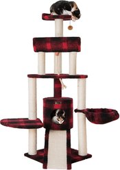 Armarkat 58-in Classic Cat Tree, Tartain Plaid