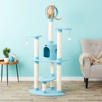 Armarkat 78-in Faux Fleece Cat Tree & Condo