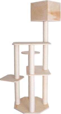 Show full view: Armarkat 69-in Wooden Cat Tree & Condo slide 3 of 12