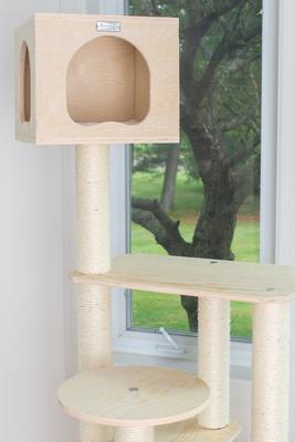 Show full view: Armarkat 69-in Wooden Cat Tree & Condo slide 6 of 12
