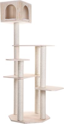 Show full view: Armarkat 69-in Wooden Cat Tree & Condo slide 8 of 12