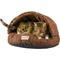 Show in main carousel: Armarkat Anti Slip Bottom Cuddle Cave Cat Bed, Mocha & Leopard slide 4 of 9