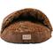 Show in main carousel: Armarkat Anti Slip Bottom Cuddle Cave Cat Bed, Mocha & Leopard slide 2 of 9