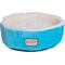 Show in main carousel: Armarkat Bolster Cat & Dog Bed, Sky Blue/Ivory slide 1 of 11