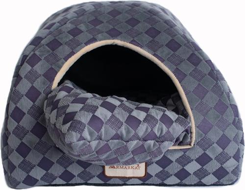 Show full view: Armarkat Combo Checkered Pattern Cat Bed slide 9 of 10