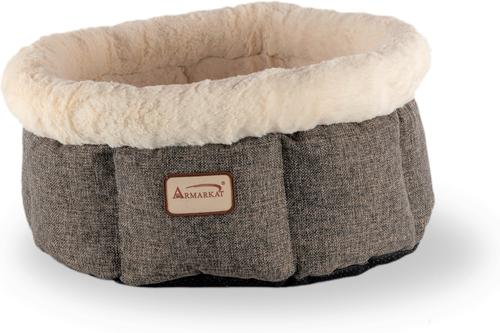 Show full view: Armarkat Cozy Cat Bed, Beige & Gray slide 7 of 12