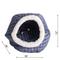 Show in main carousel: Armarkat Cuddle Cave Dog & Cat Bed, Blue Checkered slide 3 of 11