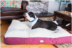 Armarkat Dog Pillow Bed with Removable Cover, Burgundy/Ivory, X-Large slide 2 of 9