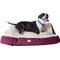 Show in main carousel: Armarkat Dog Pillow Bed with Removable Cover, Burgundy/Ivory, X-Large slide 3 of 12