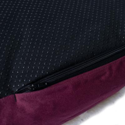 Show full view: Armarkat Dog Pillow Bed with Removable Cover, Burgundy/Ivory, X-Large slide 8 of 12