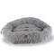 Show in main carousel: Armarkat Fluffy Round Cat Bed, Silver Gray, X-Large slide 2 of 9