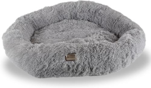 Show full view: Armarkat Fluffy Round Cat Bed, Silver Gray, X-Large slide 8 of 9