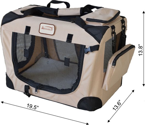 Armarkat Folding Soft Dog & Cat Crate & Carrier