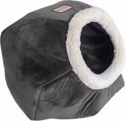 Armarkat Gray Velvet Cat Bed slide 2 of 9