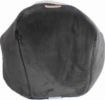 Show full view: Armarkat Gray Velvet Cat Bed slide 9 of 11