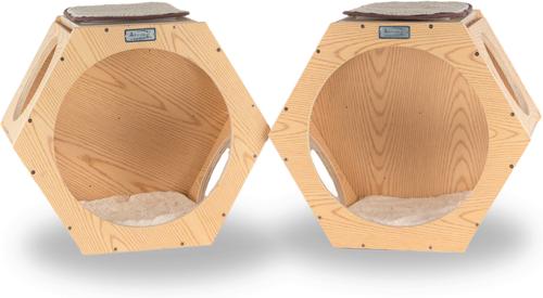 Show full view: Armarkat Real Wood Cat Wall Additions, Natural Beige, 2 count slide 7 of 11