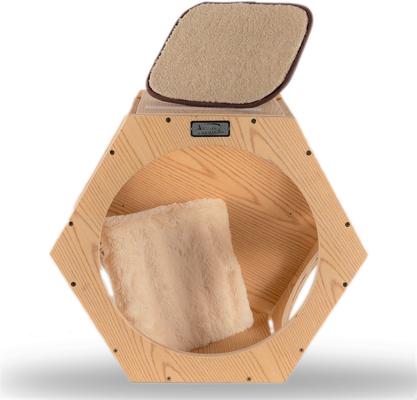 Show full view: Armarkat Real Wood Cat Wall Additions, Natural Beige, 2 count slide 9 of 11