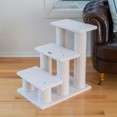 Show full view: Armarkat Real Wood Pet Steps, Ivory, 3 steps slide 3 of 11