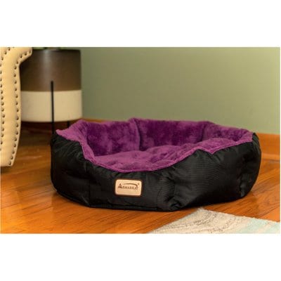 Armarkat Armarkat Soft Cat Bed, Purple & Black, Large