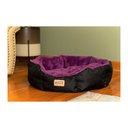 Armarkat Soft Cat Bed, Purple & Black, Large