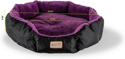 Armarkat Soft Cat Bed, Purple & Black, Large slide 2 of 9
