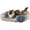 Show in main carousel: Armarkat Soft Nest Dog & Cat Bed, Navy Blue & Beige slide 6 of 10