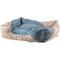 Show in main carousel: Armarkat Soft Nest Dog & Cat Bed, Navy Blue & Beige slide 5 of 10