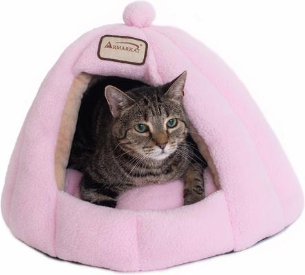 Show full view: Armarkat Soft Pink Cat Bed slide 2 of 10