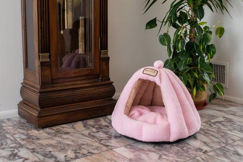 Show full view: Armarkat Soft Pink Cat Bed slide 3 of 10