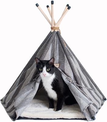 Show full view: Armarkat Teepee Style Cat Bed slide 1 of 11