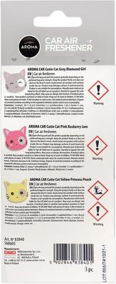 Show full view: Aroma Car Cutie Series Air Fresheners & Cat Deodorizer, 3 count slide 2 of 5