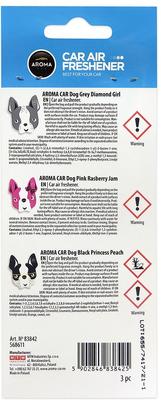 Show full view: Aroma Car Love Pets Series Bulldog Air Fresheners & Dog Deodorizer, 3 count slide 2 of 5