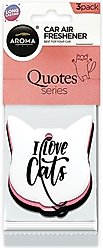 Aroma Car Quotes Series Air Fresheners & Cat Deodorizer, 3 count slide 1 of 5