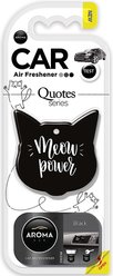 Aroma Car Quotes Series Black Car Air Freshener