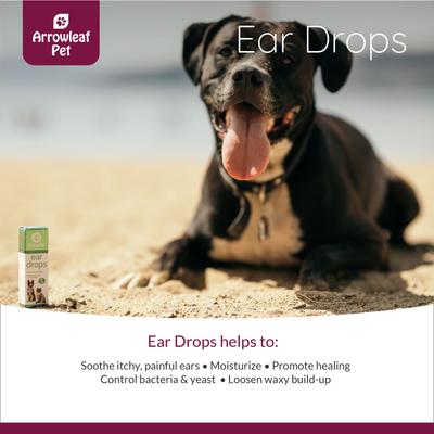 Show full view: Arrowleaf Pet by NaturPet Inc. Ear Drops Medication for Ear Infections for Cats & Dogs, 10-ml bottle slide 5 of 8