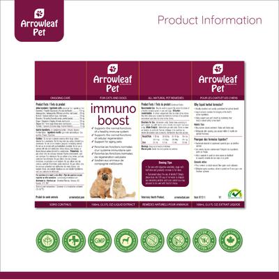 Show full view: Arrowleaf Pet by NaturPet Inc. Immuno Boost Immune System & Allergy Support Liquid Supplement for Cats & Dogs 100-ml bottle slide 6 of 7